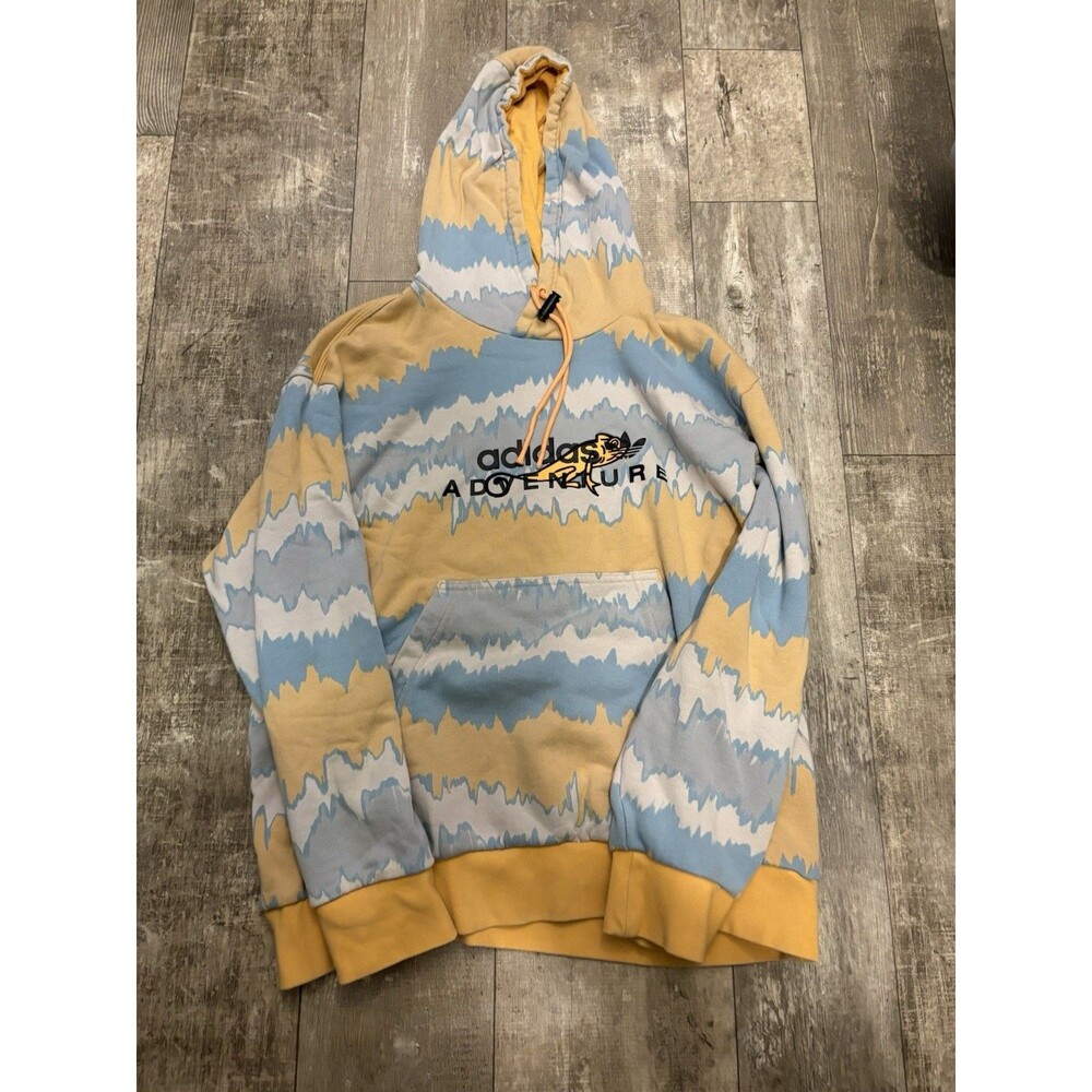 Adidas Originals Adventure Tie-Dye Pullover Hoodie Men’s Medium